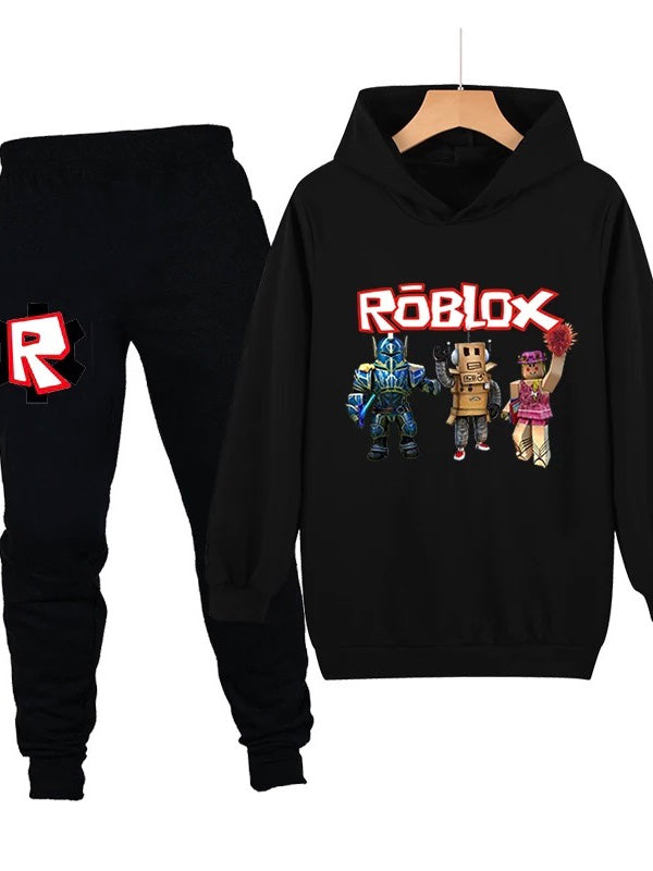 Roblox Boys Cotton Long Sleeve Zipper Hooded Jacket, black 3 :  : Fashion